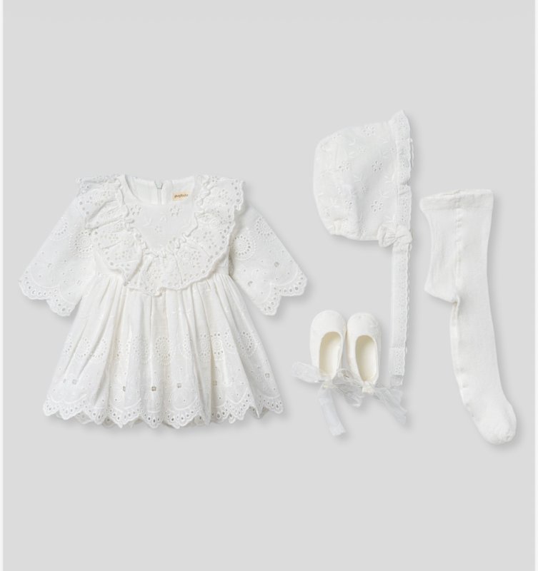 طقم فستان قطن طبيعي 🪡