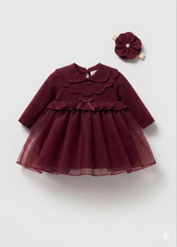 فستان حديث ولاده قطن غزل 🪡