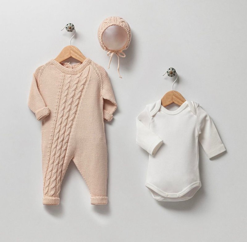 طقم حديث ولاده ٣ قطع قطن طبيعي🪡