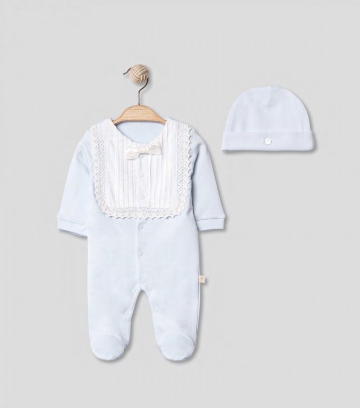 طقم مواليد قطعتين قطن 🪡