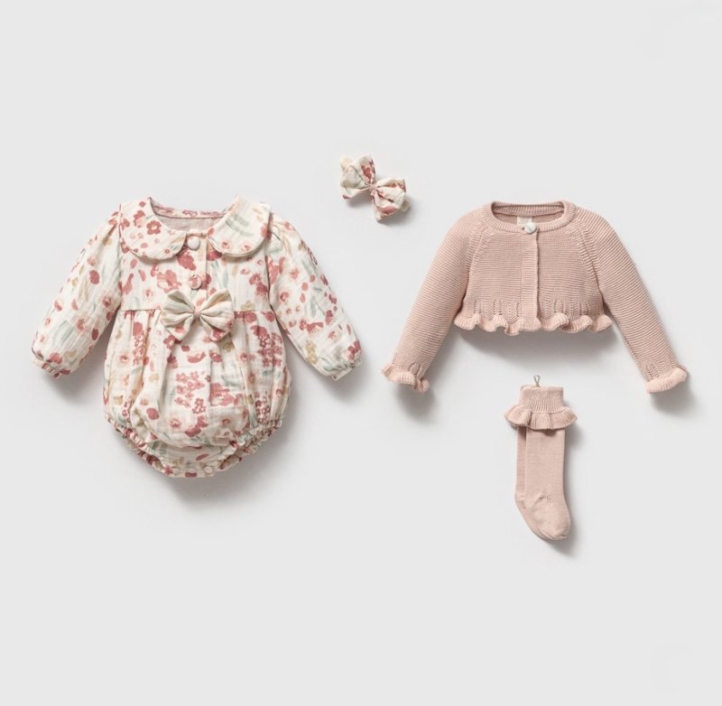 طقم حديث ولاده قطن طبيعي🪡